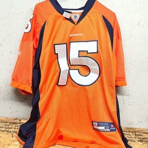 Reebok Men's Tim Tebow #15 Denver Broncos Orange Jersey